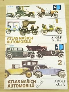 Atlas našich automobilů - Adolf Kuba, Milan Spremo - 1988, 1989 - ilustrace Václav Zapadlík