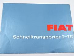 Fiat Schnelltransporter T - TD - prospekt