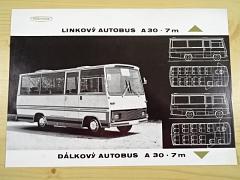 Karosa - Avia A 30-7 - linkový autobus - dálkový autobus - prospekt