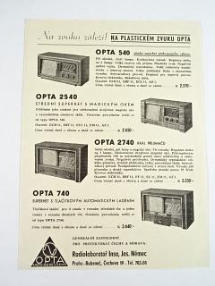 Opta 540, 2540, 2740, 740 - prospekt