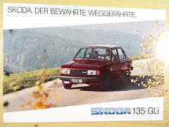 Skoda 135 GLi - prospekt - ÖAF Gräf a Stift AG