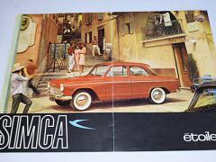 Simca Étoile - 1956 - prospekt