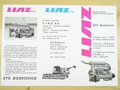 Liaz - STS Boskovice - motory M 637 pro sklízecí mlátičky E 516 - prospekt