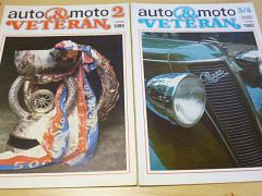Auto a moto veterán - časopis - 1985-1988 - JAWA, ČZ, Tatra, Praga, Škoda...