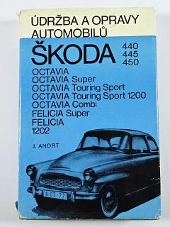 Údržba a opravy automobilů Škoda - Jaroslav Andrt - 1974