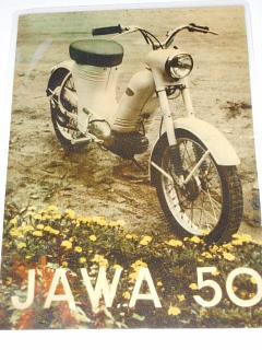 JAWA 50 typ 550 - pařez - 1957 - prospekt - Motokov