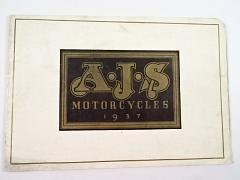 AJS - A.J.S Motorcycles 1937 - prospekt