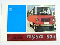 Nysa 521 - coches de reparto y microbuses - 1969 - prospekt