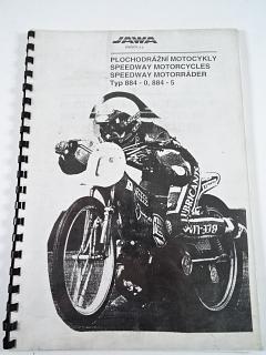 JAWA Divišov - plochodrážní motocykly - typ 884-0, 884-5 - 1996