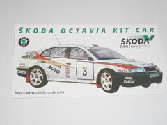 Škoda Octavia Kit car - Škoda Motorsport - samolepka