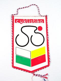 Cyklistika - Rudá hvězda Plzeň - Středisko vrcholového sportu - vlaječka