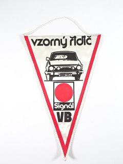 Vzorný řidič - Signál - VB - vlaječka - Škoda 110 LS