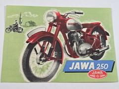 JAWA 250 pérák - Zbrojovka Brno - 1948 - prospekt