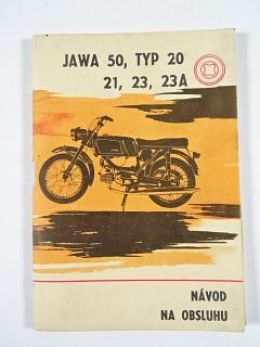 JAWA 50 typ 20, 21, 23, 23A - návod na obsluhu - 1969