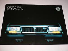 Lancia Thema turbo 16v, V6, i.e., 16v - 1991 - prospekt