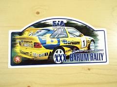 XXX. Barum Rallye - Zlín - 24. - 26. 8. 2000 - samolepka