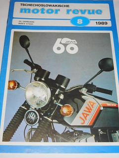Tschechoslowakische motor revue - 1989 - 60 let JAWA
