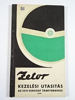 Zetor - Kezelési utasitás az 5511 sorozat traktoraihoz - 1970