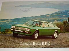 Lancia Beta HPE - prospekt