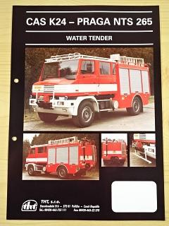 CAS K24 - Praga NTS 265 - Water Tender - prospekt - 2000 - THT Polička