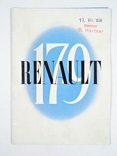 Renault 17.9 H.P. - prospekt - 1937