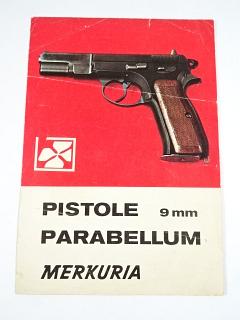 Pistole ČZ, Muster 75, Kaliber 9 mm Parabellum - prospekt - Merkuria