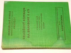 Sklizňový kombajn na brambory E 675 - popis + seznam dílů - 1961