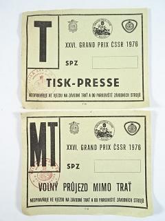 XXVI. Grand Prix ČSSR 1976