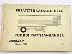 Kühlsattelanhänger N7Ch - Ersatzteilkatalog - 1964 - Motokov