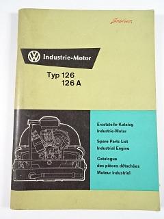 Volkswagen - Industrie - Motor Typ 126, 126 A - Ersatzteile - Katalog - 1969