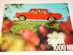 Škoda 1000 MB - prospekt - 1967