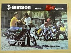 Simson Mokick S 51 Typenreihe - 1981 - prospekt