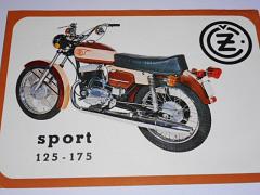 ČZ 125 - 175 sport - 125/476.2, 175/477.2 - prospekt