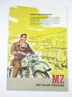 MZ ES 175, 125/2, ES 250, BK 350 - prospekt - REPRINT