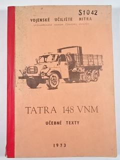 Tatra 148 VNM - učebné texty - Vojenské učiliště Nitra - 1973