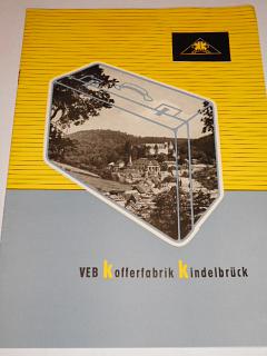 VEB Kofferfabrik Kindelbrück - prospekt - 1956