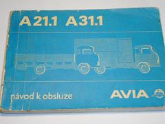 Avia A 21.1 A 31.1 - návod k obsluze - 1991