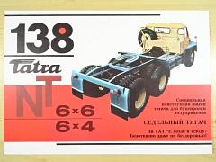 Tatra 138 NT 6x6, 6x4 - 1961 - prospekt - Motokov