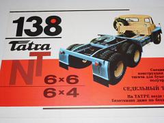 Tatra 138 NT 6x6, 6x4 - 1961 - prospekt - Motokov