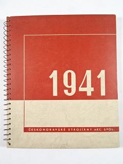 Českomoravské strojírny a. s. - Praga - 1941 - kalendář - diář