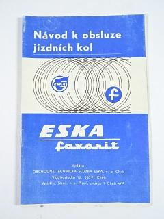 ESKA, Favorit  - návod k obsluze jízdních kol