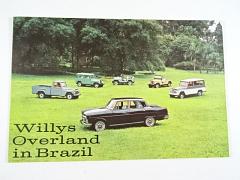 Willys Overland in Brazil - prospekt - 1965 - Aero Willys 2600, Rural 65, Jeep 101