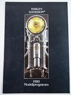 Harley - Davidson - 1989 Modellprogramm - prospekt