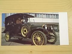 Landaulet Laurin a Klement typ SG z roku 1913 - pohlednice