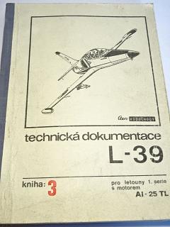 Aero Vodochody - technická dokumentace L-39 - kniha 3 - technický popis výzbroje letounu L-39 - pro letouny 1. serie s motorem AI-25 TL - 1974