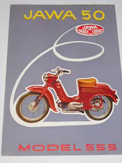 JAWA 50 model 555 - prospekt