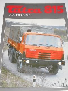 Tatra 815 V 26 208 6x6.2 valníkový automobil - prospekt