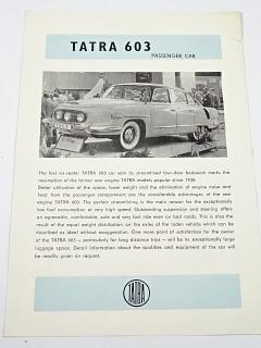 Tatra 603 - prospekt - Motokov