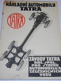 Tatra - nákladní automobily Tatra typ 23 a 24 - prospekt