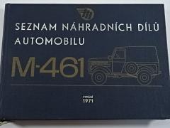 ARO M-461 seznam náhradních dílů - 1971 - Mototechna